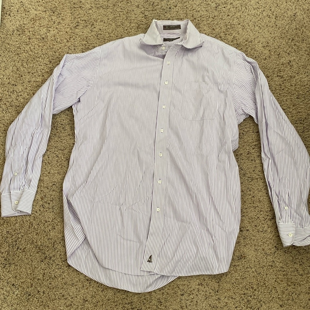 Mens pinstripe button down